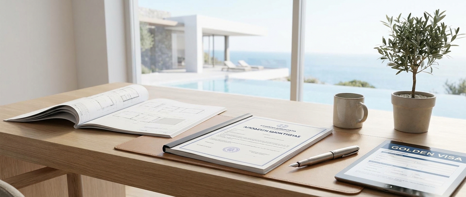 Greece golden visa application process desk